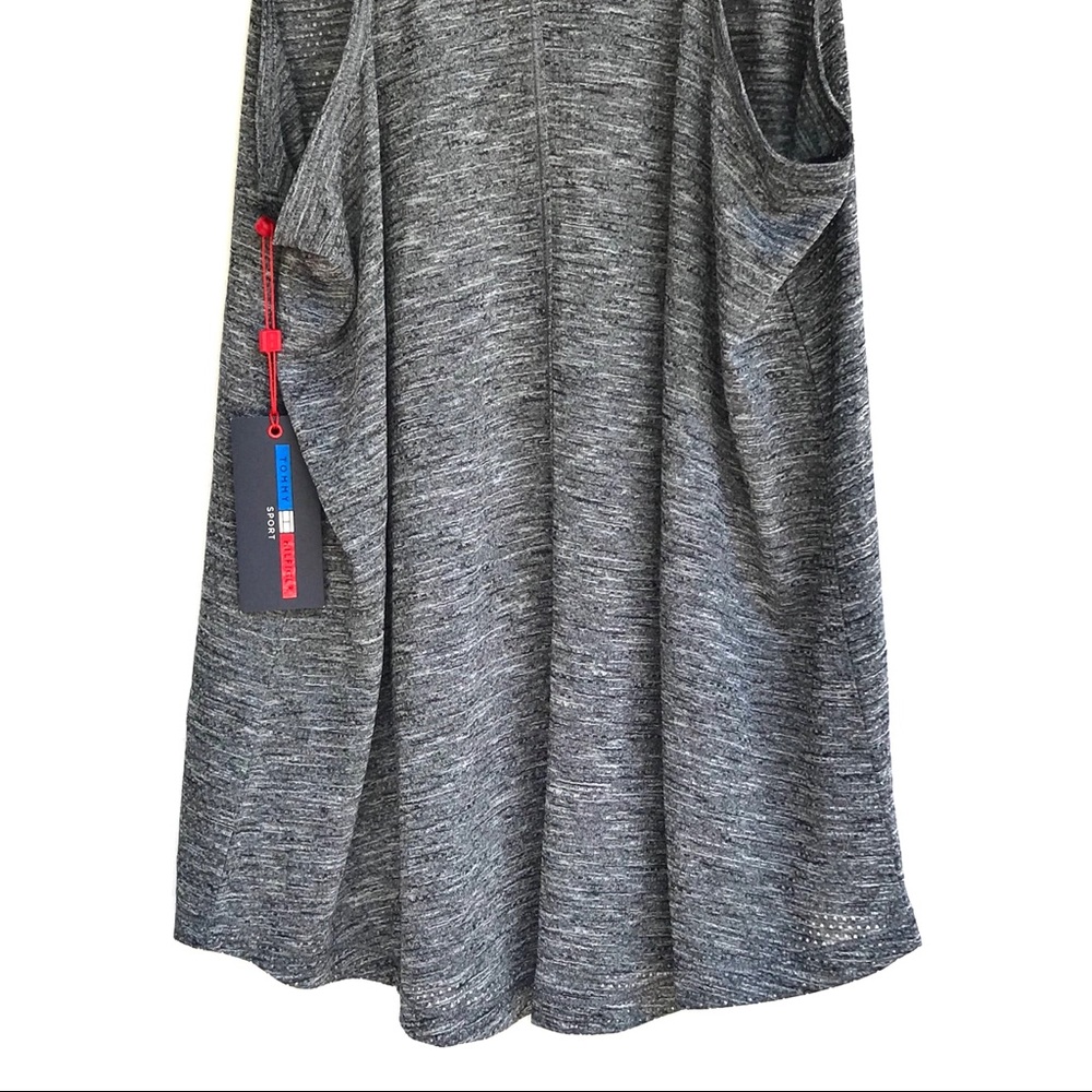 Tommy Hilfiger Sport Mesh Racerback Tunic Tank Top - Picture 9 of 15